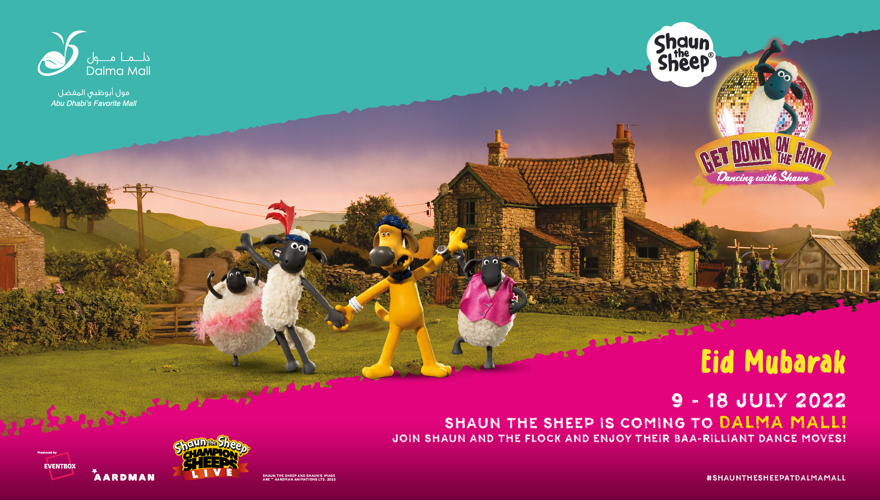 Shaun the Sheep at Dalma Mall!