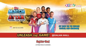 Topps Match Attax: Powered by Kiddy Zone, Dalma Mall 