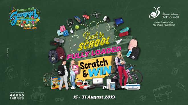 Dalma Mall Back to School 'Scratch & Win’ promotion