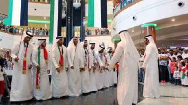 إحتفلوا بفعاليات اليوم الوطني في دلما مول